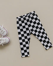 Load image into Gallery viewer, Black Checkered Leggings
