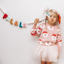 Load image into Gallery viewer, Blush Santa Face Sweater
