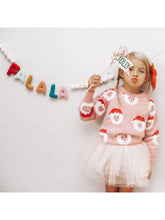 Load image into Gallery viewer, Blush Santa Face Sweater
