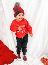 Load image into Gallery viewer, Indy &amp; Bubs Hey Santa, Check It Twice Crewneck
