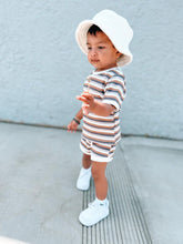 Load image into Gallery viewer, Neutral Stripes Short Set
